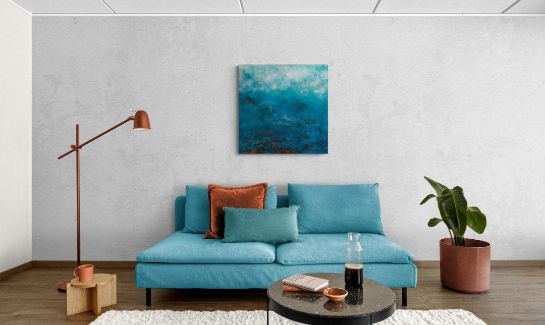 Azure Coast - Canvas Print - Art by Ally
