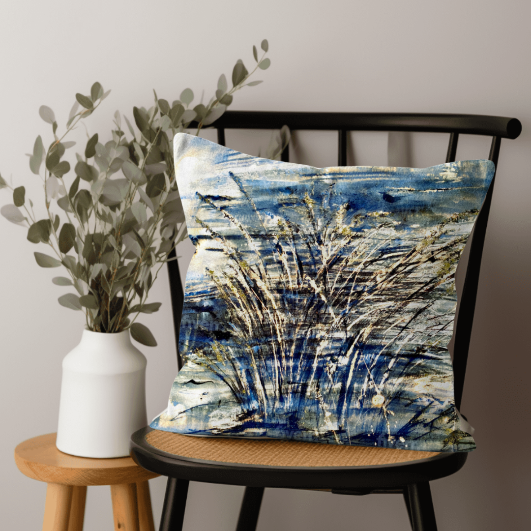 At the Waters Edge - Cushion - Art by Ally