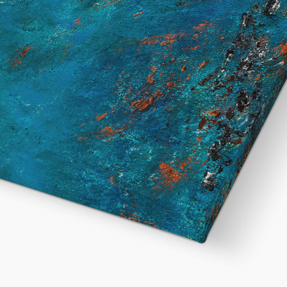 Azure Coast - Canvas Print - Art by Ally