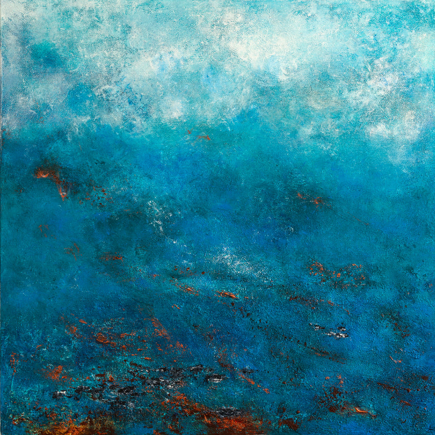 Azure Coast - Fine Art Print - Art by Ally