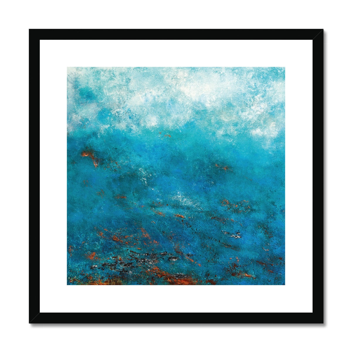 Azure Coast - Fine Art Print - Art by Ally
