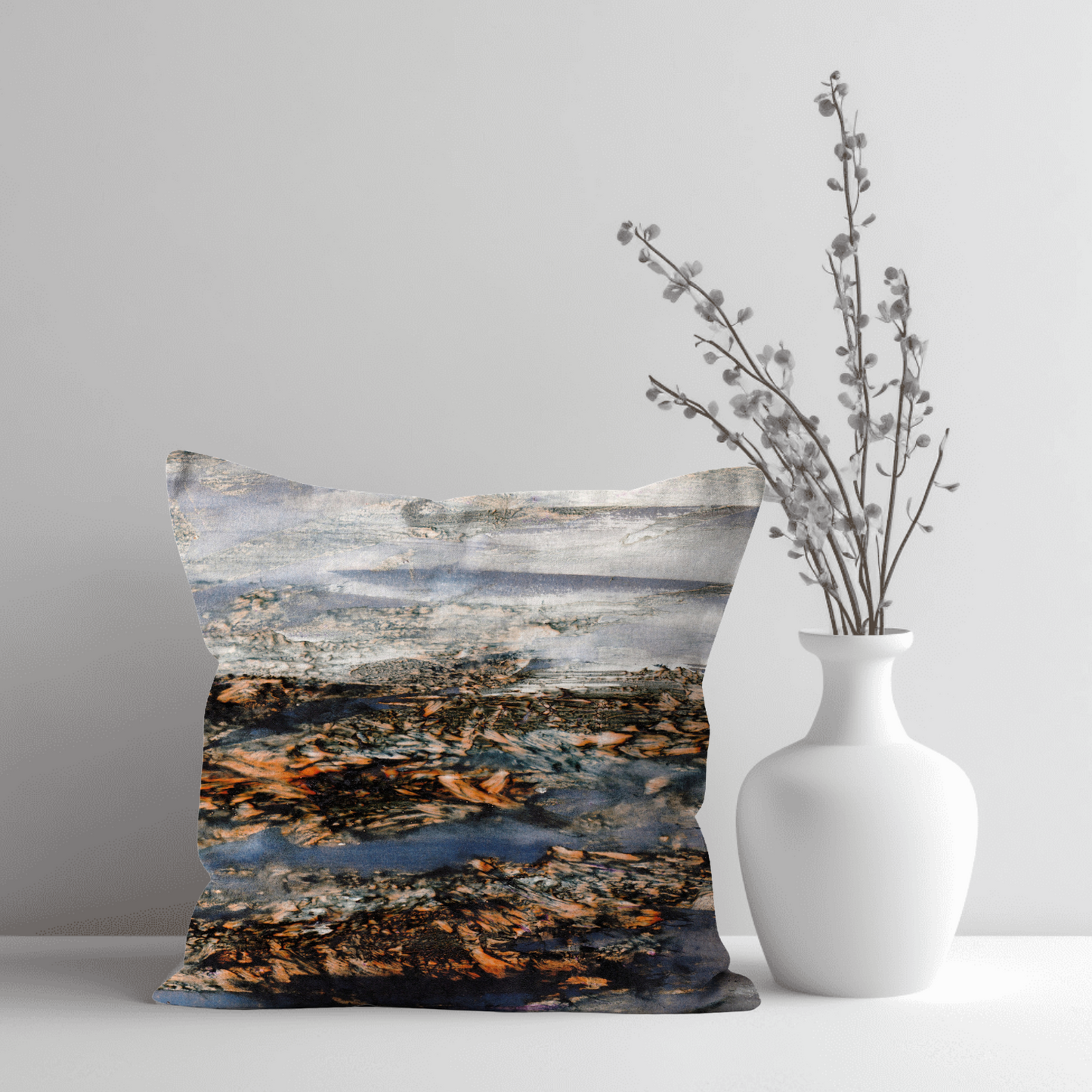 Rock Pools Cushion - Art by Ally