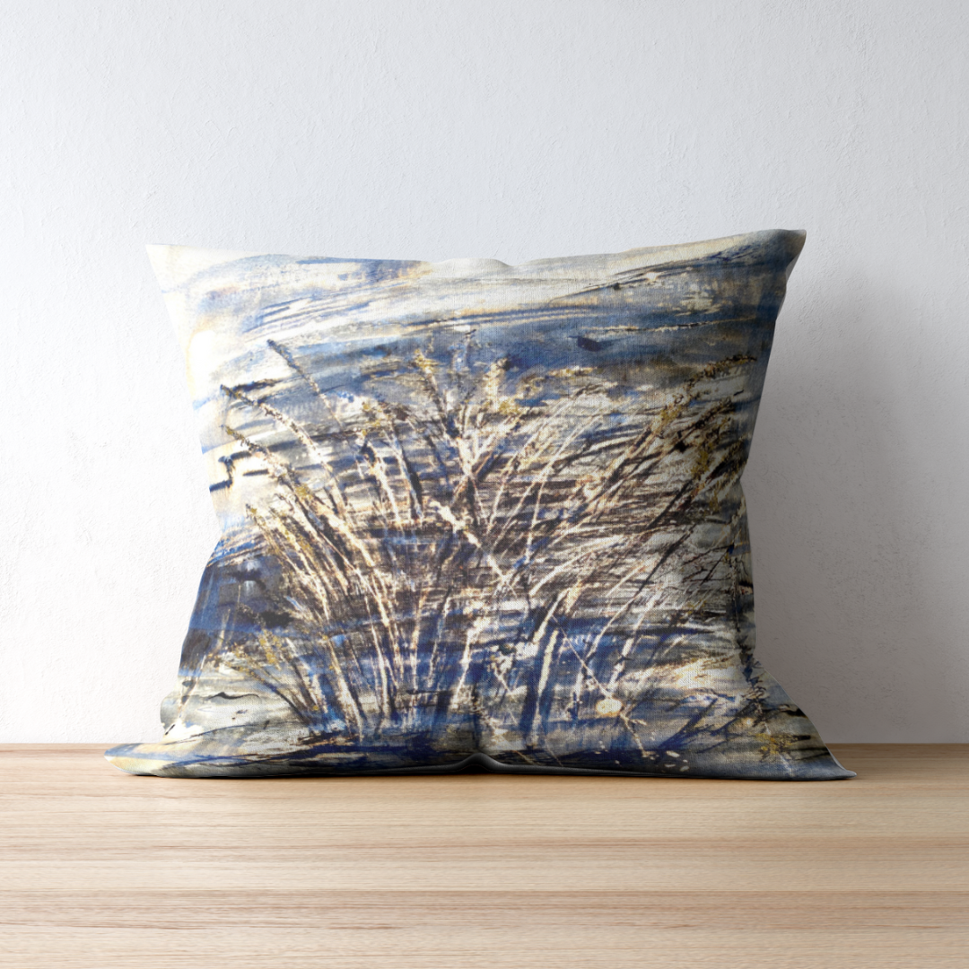 At the Waters Edge Cushion - Art by Ally