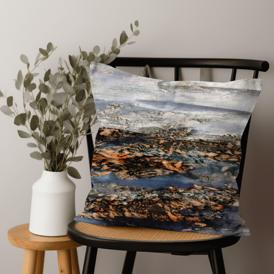 Rock Pools Cushion - Art by Ally