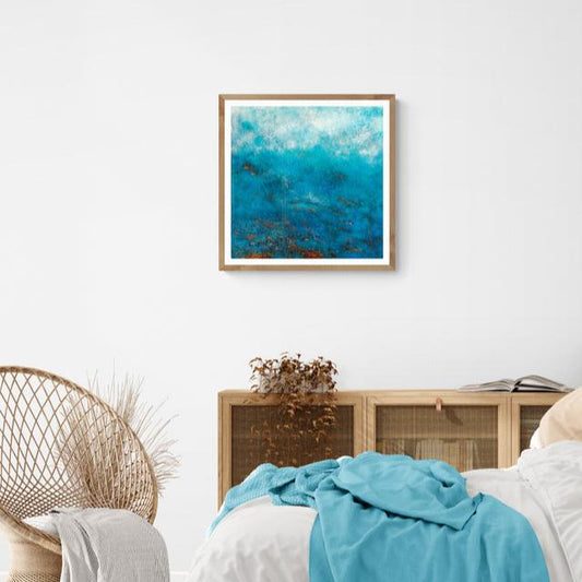 Azure Coast - Fine Art Print - Art by Ally