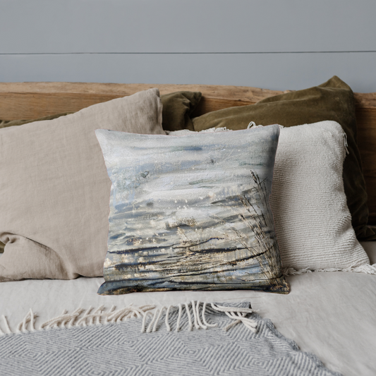 Contemplation - Cushion - Art by Ally