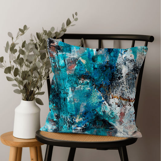 Luminance Luxury Cushion black chair mock up