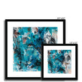 Luminance abstract fine art print black frame size options