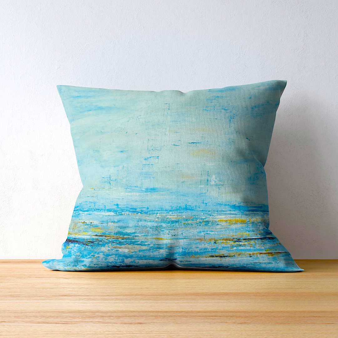 Only the Ocean - Cushion - Art by Ally