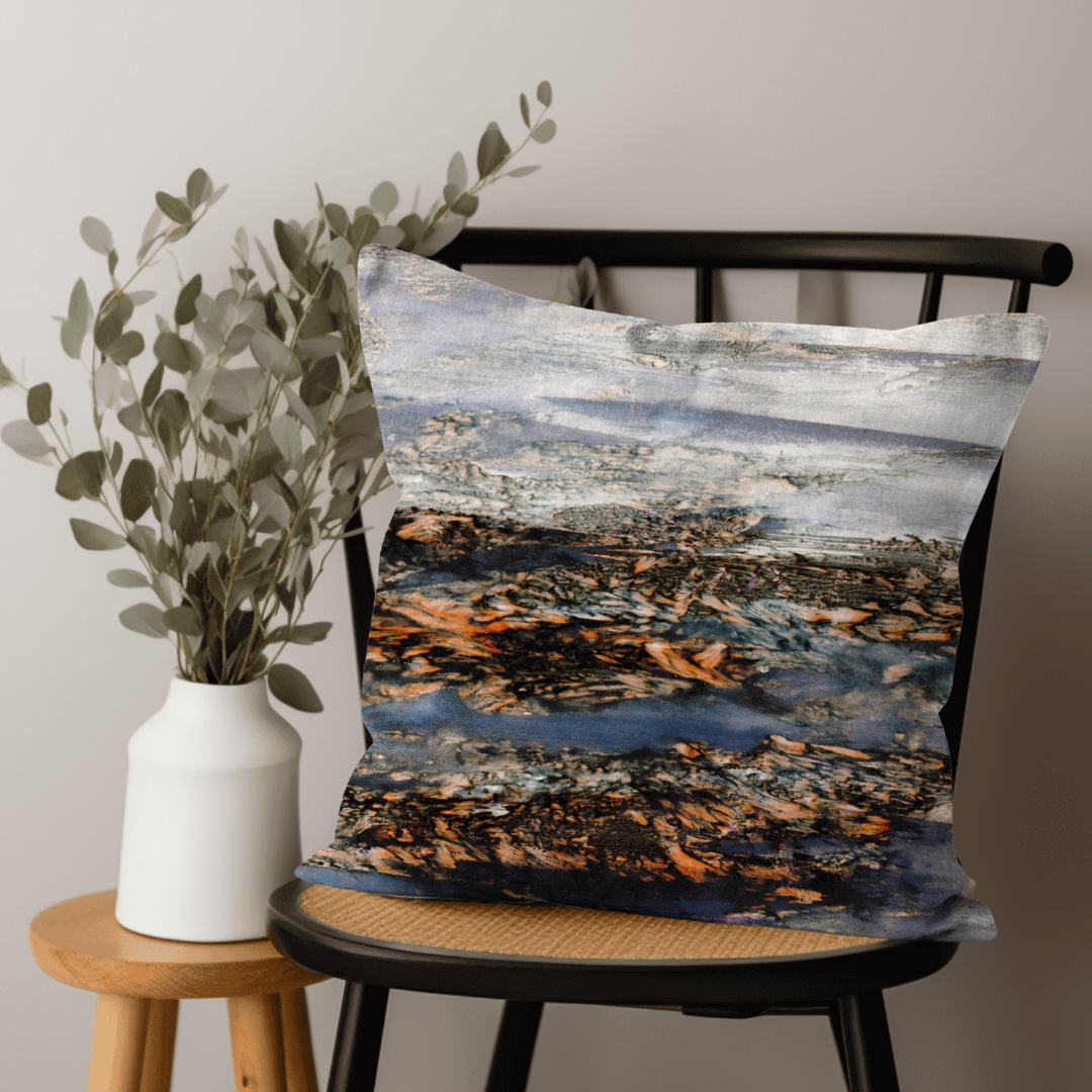 Rock Pools - Cushion - Art by Ally