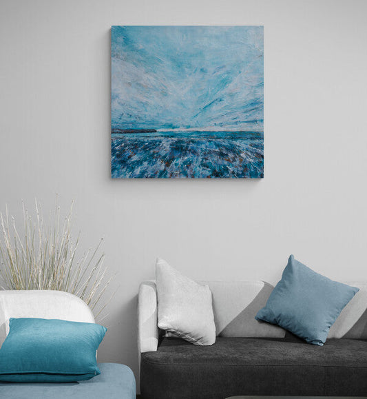 Winter Tide St Andrews - Canvas Print - Art by Ally