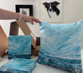 Winter Tide St Andrews - Luxury Cushion - Art by Ally
