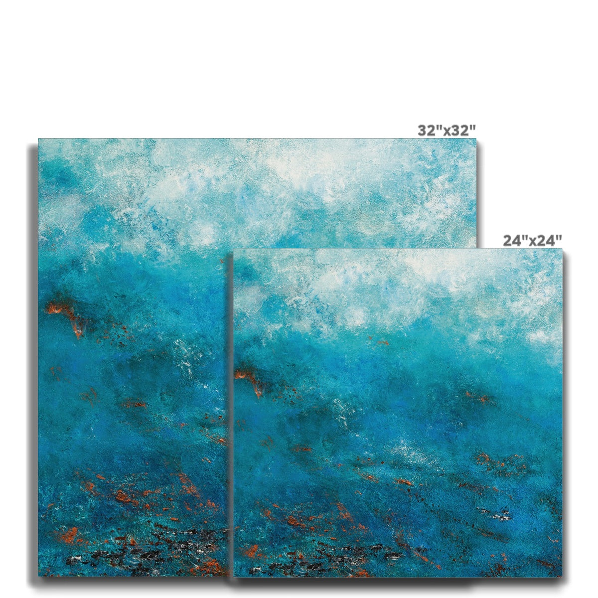 Azure Coast - Canvas Print