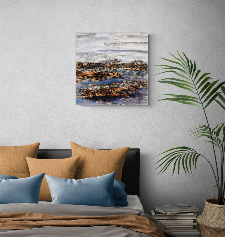 Rock Pools Canvas - Alison Brown Art