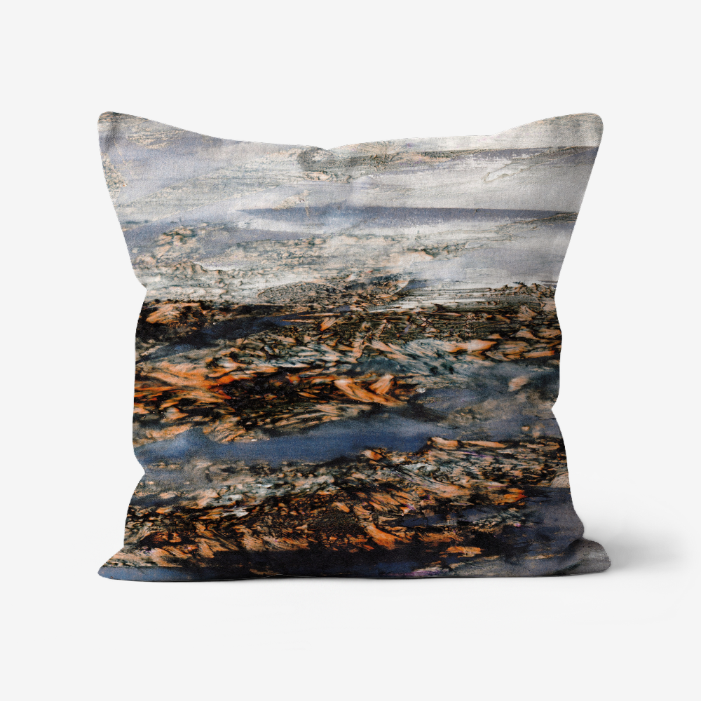 Rock Pools Cushion - Art by Ally