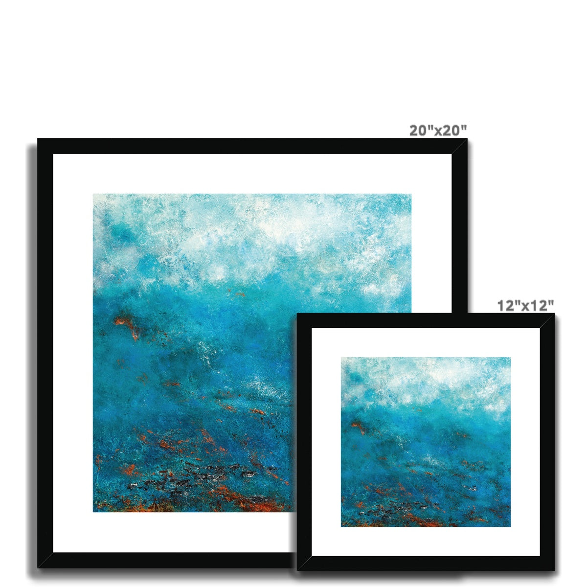 Azure Coast - Fine Art Print - Alison Brown Art